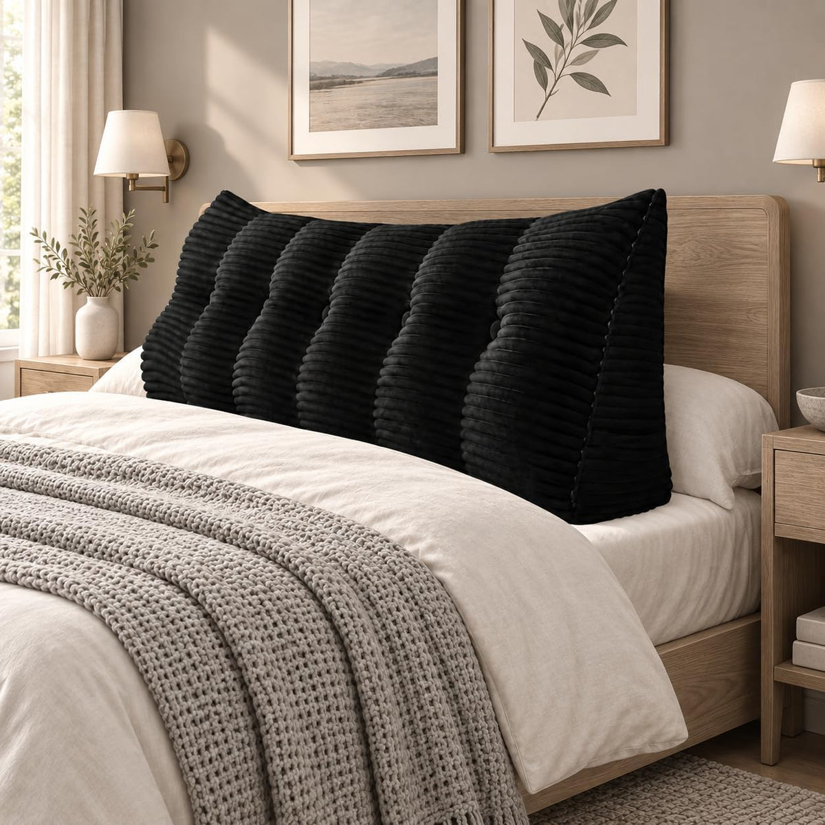 11 lbs thickened headboard pillow wedge pillow headboard, main product view