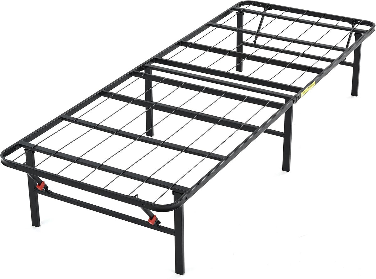 hercules 14 inch folding metal bed frame &, main product view