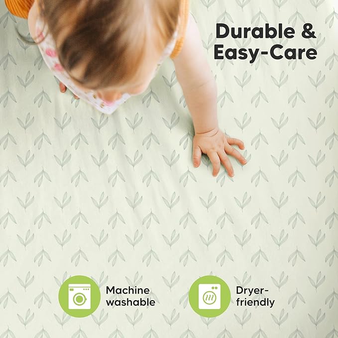 2-Pack Mini Crib Sheets Fitted - Image 7