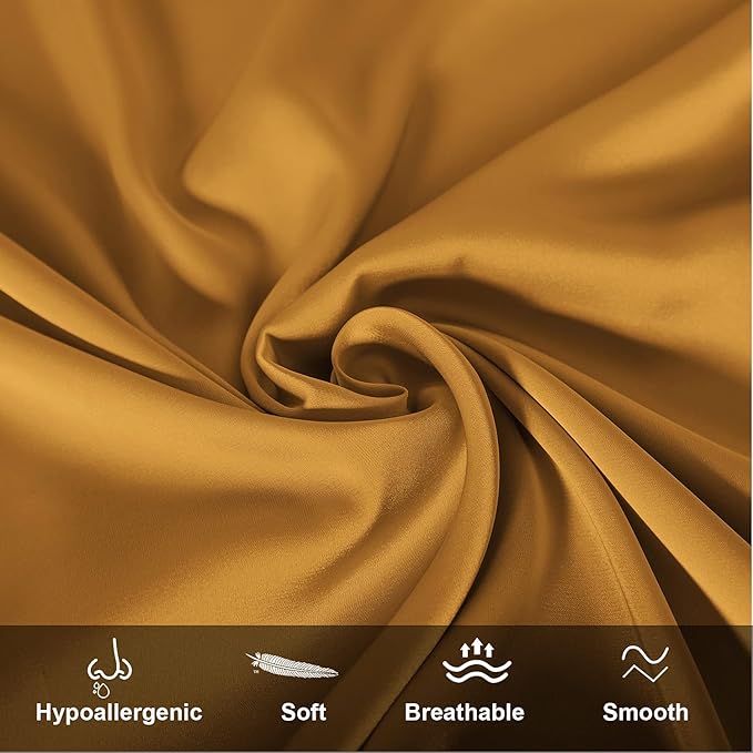 Mulberry Silk Pillowcase for Hair and Skin, King Size Cooling Silk Pillow Case - Image 2