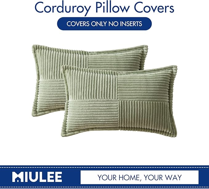 MIULEE Decorative Lumbar Throw Pillow Covers - Image 6