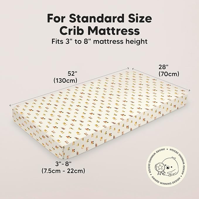 KeaBabies 2-Pack Baby Crib Sheets - Image 3
