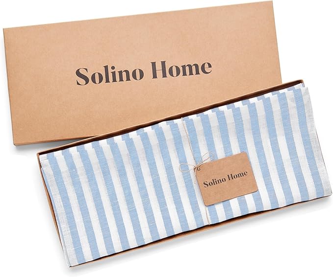 Solino Home Linen Table Runner 132 Inches Long - Image 6
