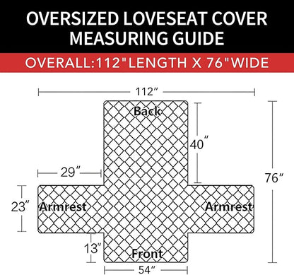 Easy-Going Sofa Slipcover Reversible Loveseat Sofa Cover Couch Cover - Image 6