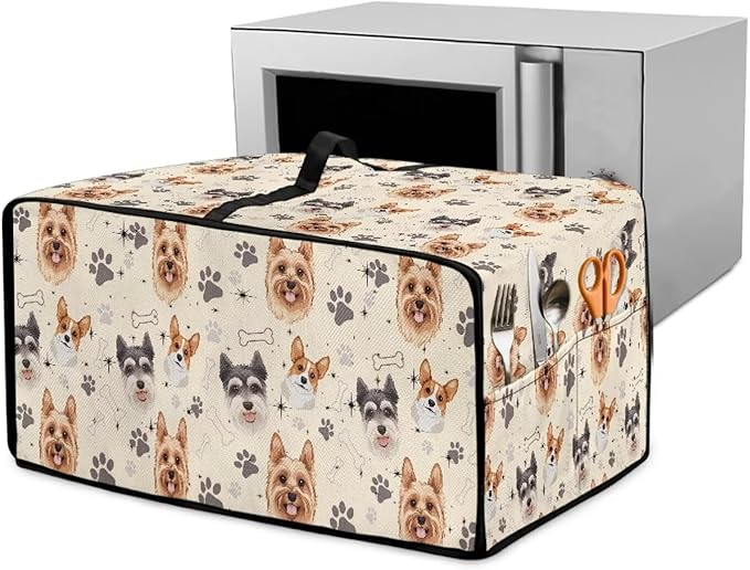 Air Fryer Toaster Oven Dust Cover Washable Fabric Convection Oven Protector by Garucesta