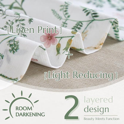 jinchan Linen Double Layer Valance Curtain - Image 4