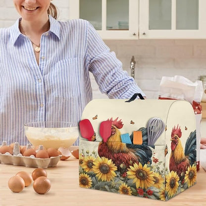 Stand Mixer Covers for 4.5-5 Quart Mixer Rooster - Image 5