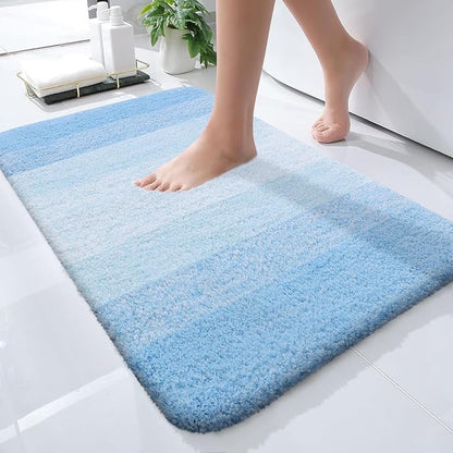 OLANLY Bathroom Rugs Mat 24x16, Extra Soft Absorbent Microfiber Bath Rugs by OLANLY