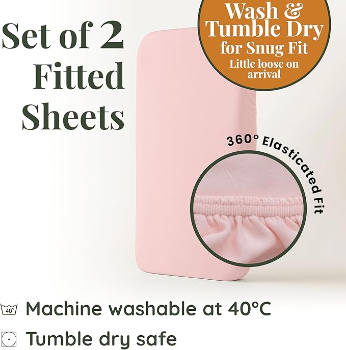 GOTS 100% Organic Bassinet Sheets - Image 7