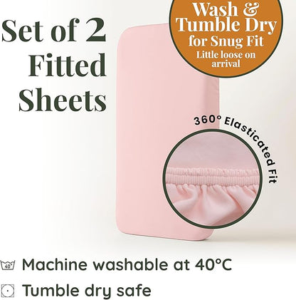 GOTS Organic Bedside Bassinet Sheets 33x20 - Image 6