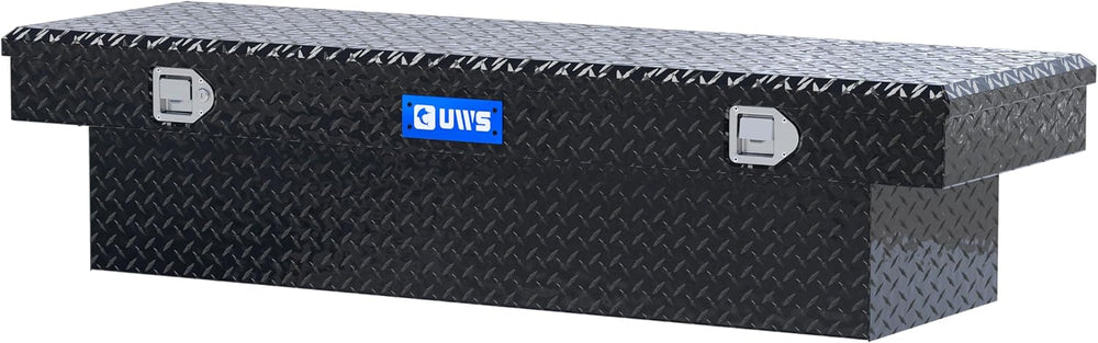 UWS EC10322 63-Inch Gloss Black Heavy-Wall Aluminum Truck Tool Box, RigidCore...