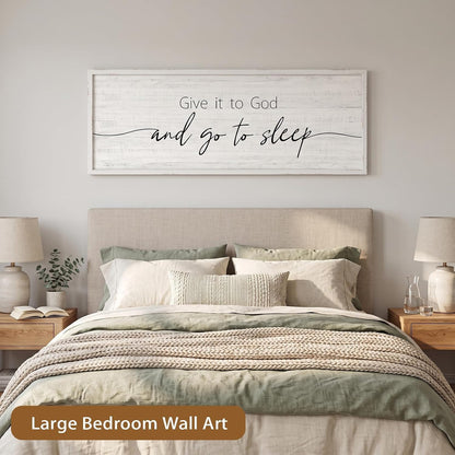 give it to god and go to sleep, close-up detail