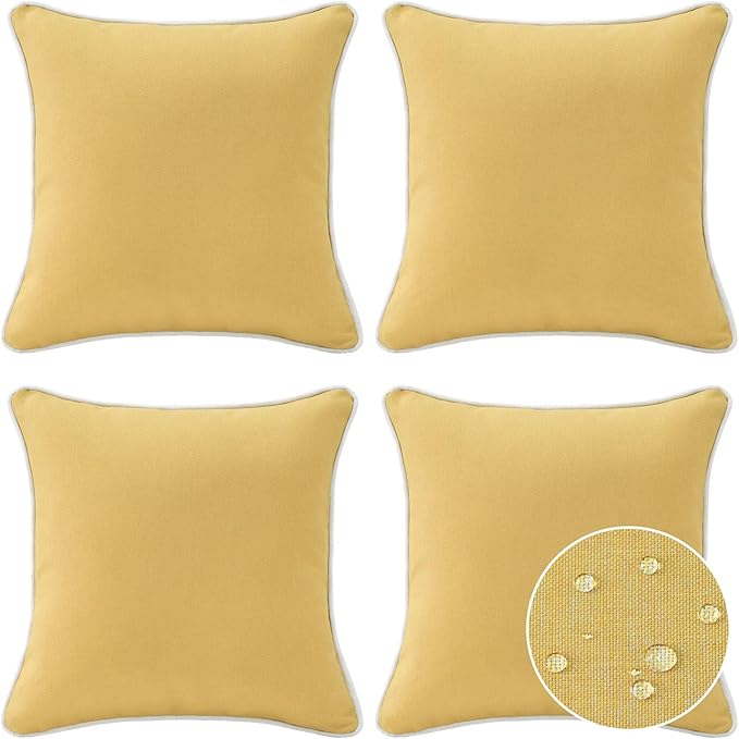 Decorative Outdoor Water Repellent Throw Pillows by Unimatta
