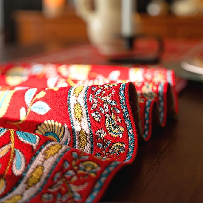 13×72 Inch Table Runner, Retro-Luxury Tassels Series - Image 5