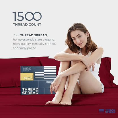 THREAD SPREAD 100% Egyptian Cotton California King Size - Image 8