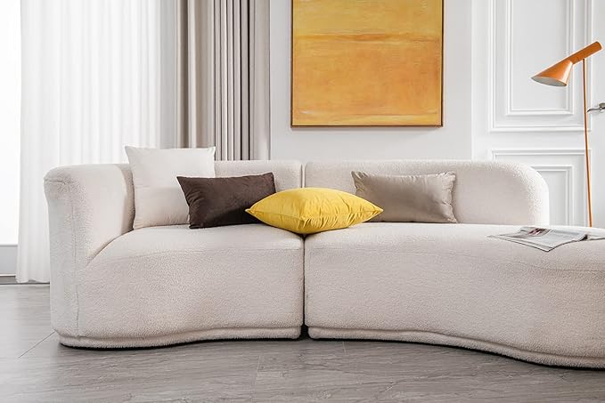 26x26 Euro Pillow Covers : 2 Pack Cozy Soft Velvet Oversized Couch Pillow Shams - Image 6