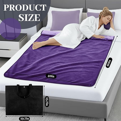 Waterproof Blanket for Bed Couch Sofa, Fleece and Flannel Waterproof Mat - Image 3