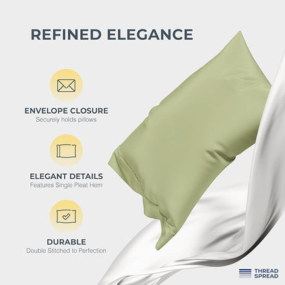 THREAD SPREAD 100% Egyptian Cotton King Size Sheets Set - Image 4