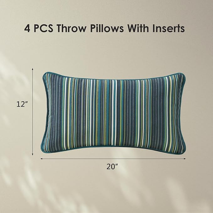 Sunbrella Decorative Outdoor Water Repellent Throw Pillows - Image 6