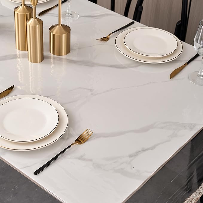 Clear Vinyl Tablecloth Protector Waterproof/Oil-Proof PVC Table Cloth - Image 5