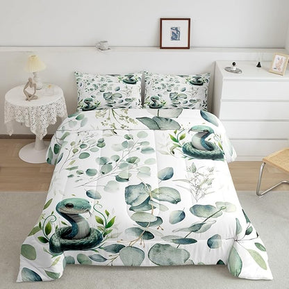Erosebridal Cute Snake King Comforter Set - Image 2