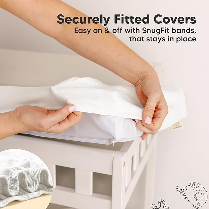 2-Pack Organic Changing Pad Covers - Image 5