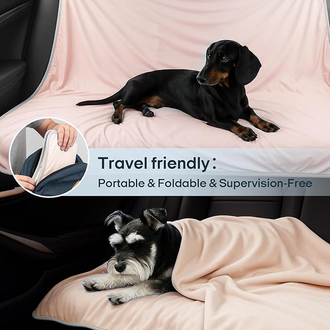 Zonli Premium Cooling Blanket for Dogs-Lightweight Fluffy Pet Throw & Bed Cover - Image 7