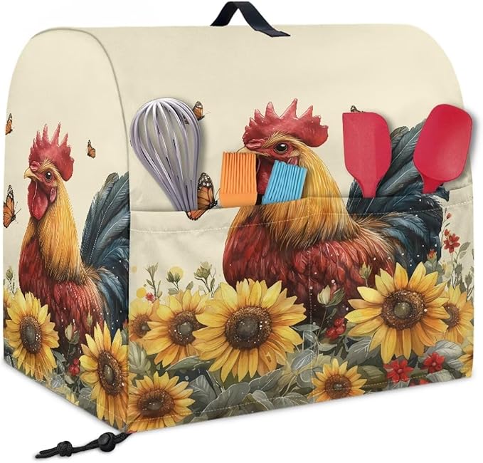 Stand Mixer Covers for 4.5-5 Quart Mixer Rooster - Image 2