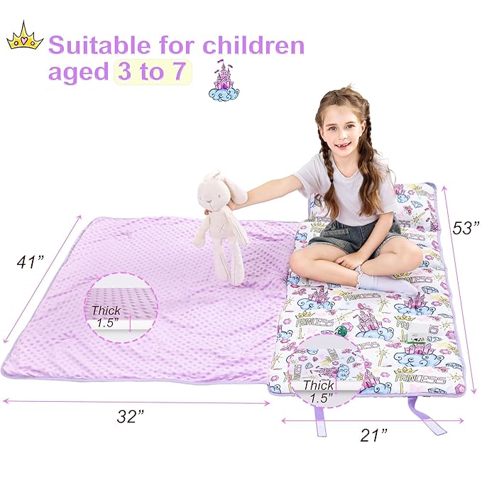 Viviland Toddler Nap Mat, Rolled Sleeping Mats - Image 5