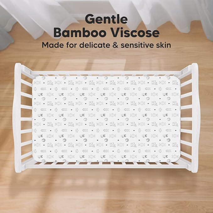 KeaBabies 2-Pack Baby Crib Sheets - Image 2