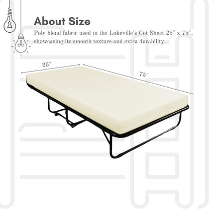 Lukeville's Cot Sheet 25" x 75", Daycare - Image 2