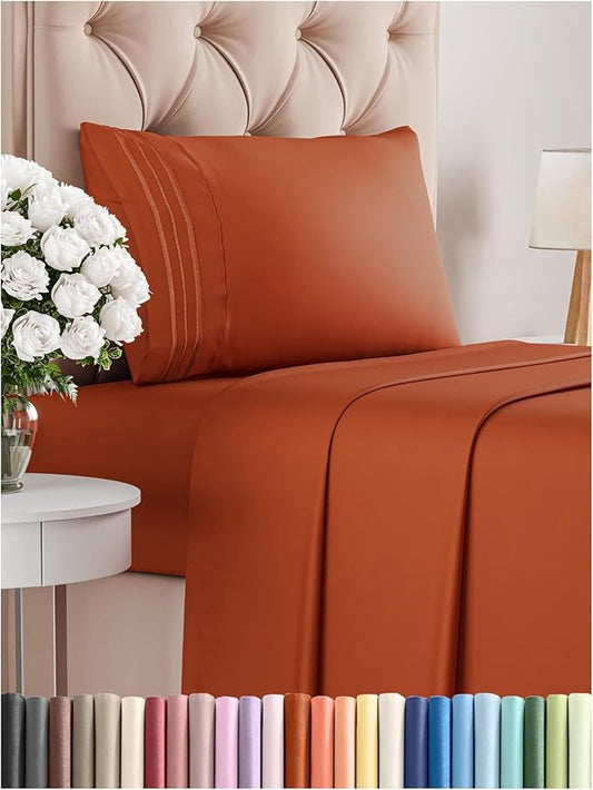 Twin XL Size 3 Piece Sheet Set by CGKUnlimited
