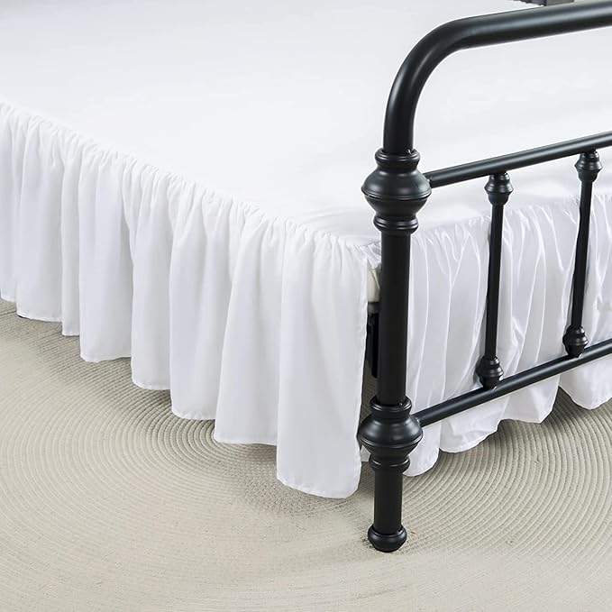Bed Skirt Queen Size Ruffled Bed Skirt by xuandian