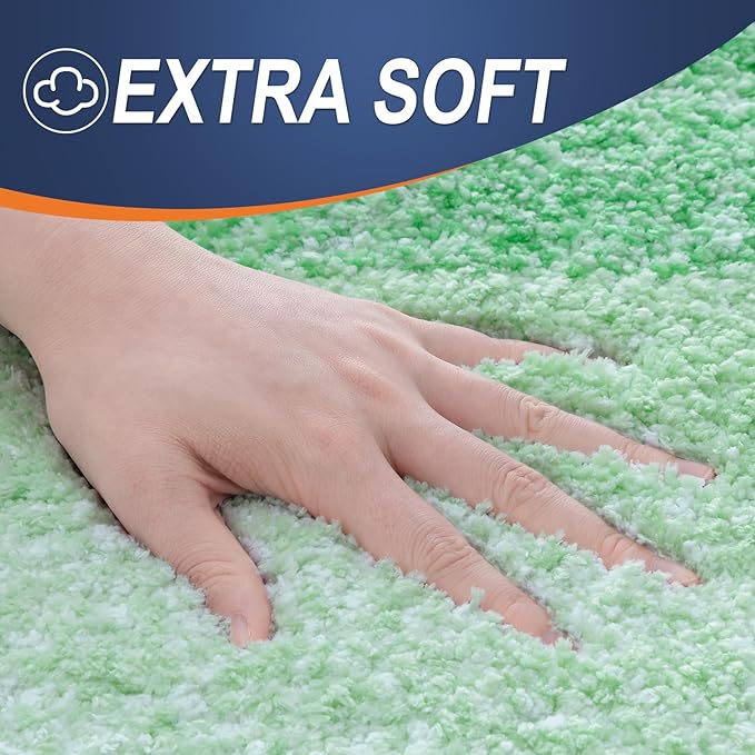 OLANLY Bathroom Rugs Mat 30x20, Extra Soft Absorbent Microfiber Bath Rugs - Image 3