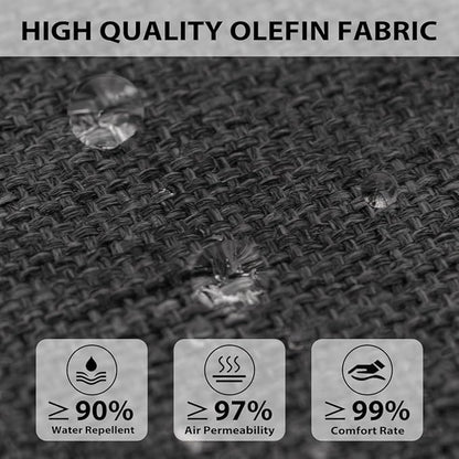 Sundale Outdoor Olefin Deep Seat Cushion, Patio Chair Cushion and Pillow - Image 2