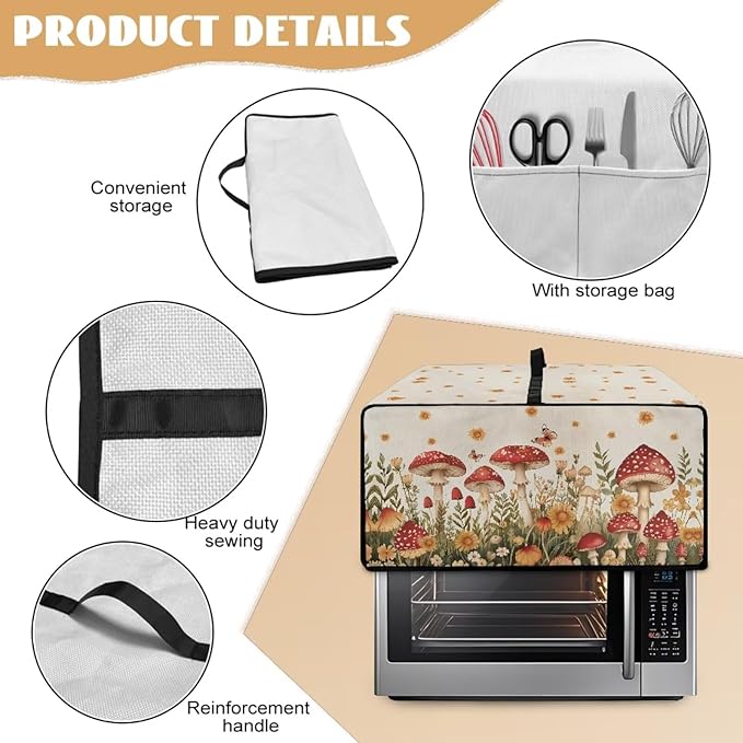 Air Fryer Toaster Oven Cover Fabric Convection Oven Cover - Image 5