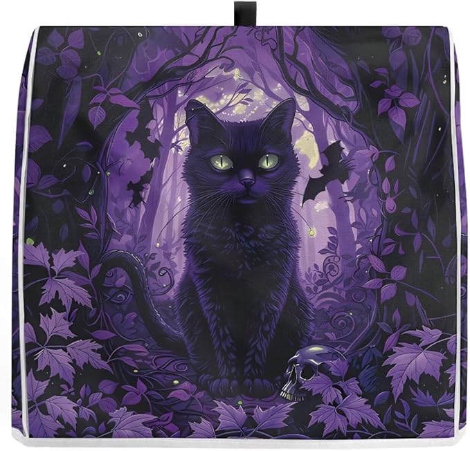 Black Cat Stand Mixer Cover Washable Kitchen Appliance Cover - Image 7