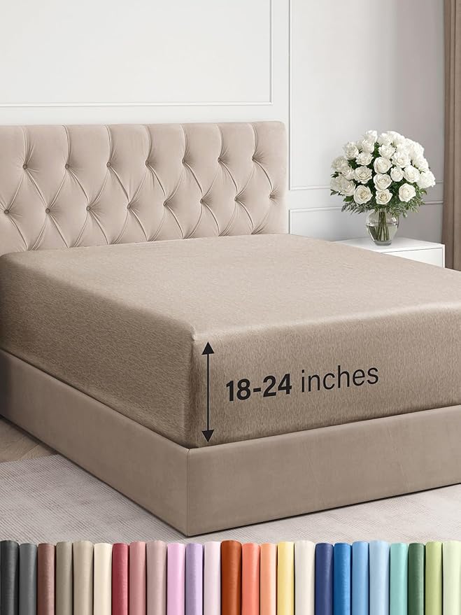 Extra Deep Cal King Fitted Sheet by CGKUnlimited