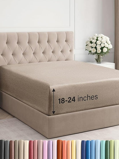 Extra Deep Cal King Fitted Sheet by CGKUnlimited