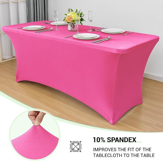 Obstal 6ft Stretch Spandex Table Cover - Image 2