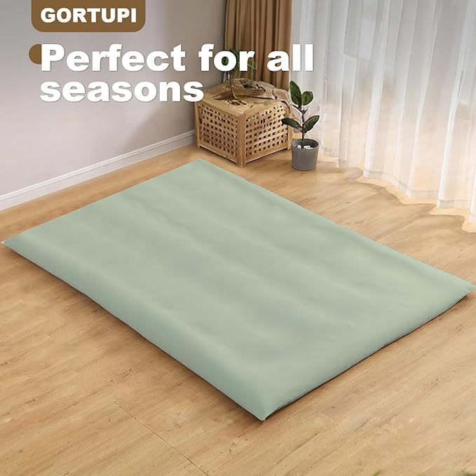 Floor Futon Cover Twin Size 82" L x 41" W Japanese Floor Futon Mattress - Image 2
