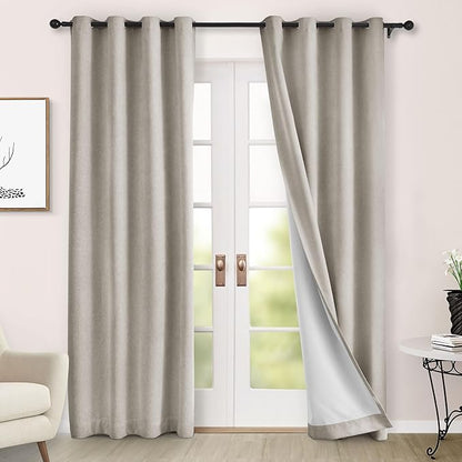 Macochico 100% Blackout Chenille Curtains by Macochico