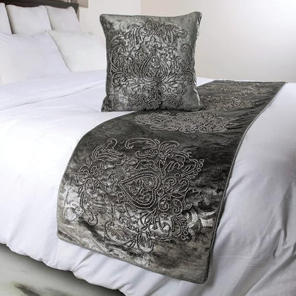 The HomeCentric Decorative Designer Handmade Bed Runner Without Pillow Cover - Image 4