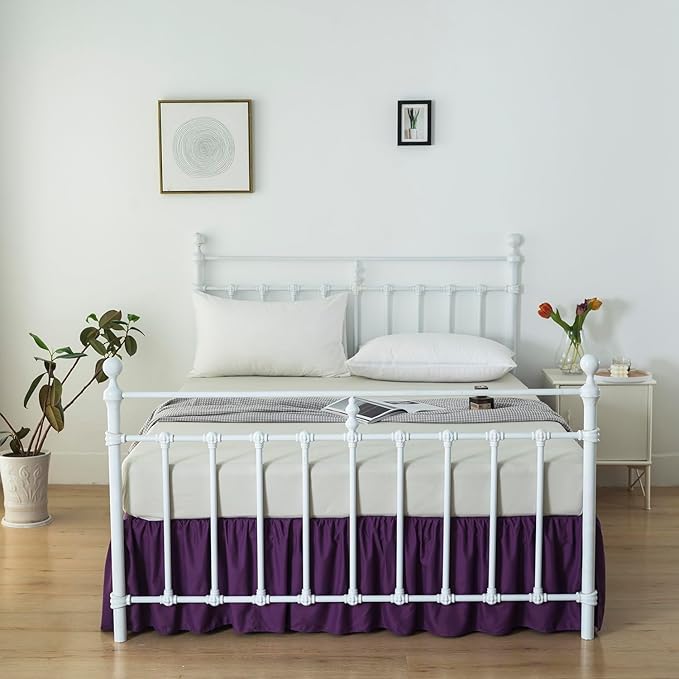 Bed Skirt Queen Size Ruffled Bed Skirt - Image 5