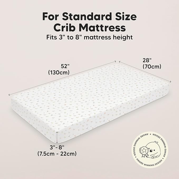 KeaBabies 2-Pack Baby Crib Sheets - Image 3