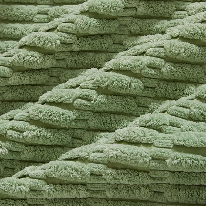 Fancy Homi 4 Packs Sage Green Decorative Throw Pillow Covers 16x24 Inch - Image 5