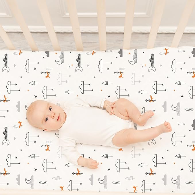 BROLEX Baby Fitted Crib Sheets: Kid Crib Sheets - Image 4
