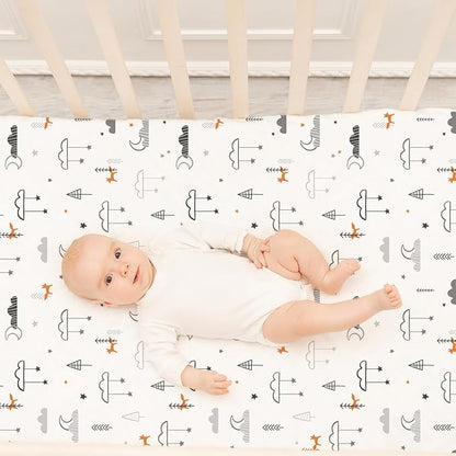 BROLEX Baby Fitted Crib Sheets: Kid Crib Sheets - Image 4