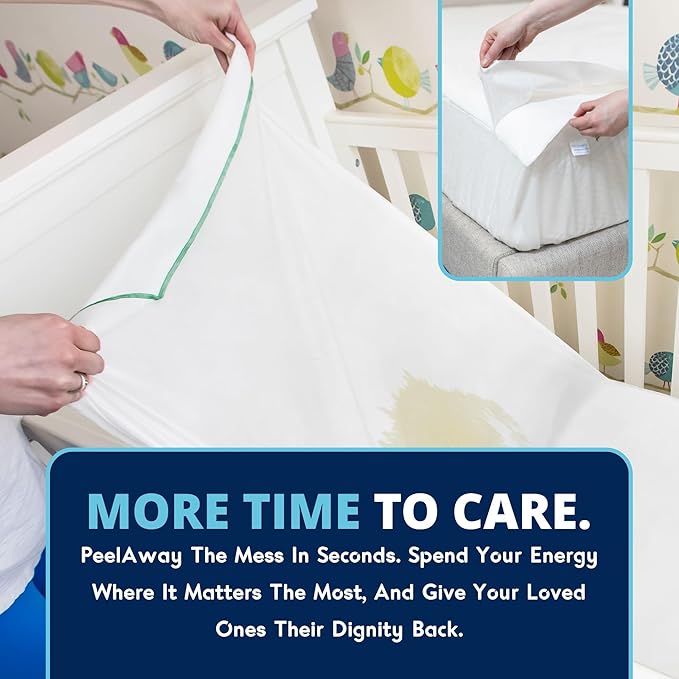 Peelaways Waterproof Disposable Bed Sheets – As Seen On Shark Tank | 7-Layer - Image 5