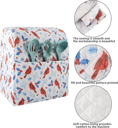 Stand Mixer Cover, Cardinal Print Kitchen Mixer Cover Compatible - Image 4